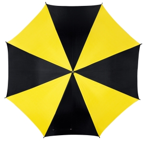 Parasol automatyczny, DISCO, czarny/żółty
