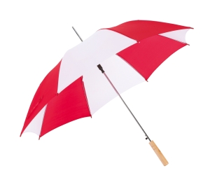 Parasol automatyczny, SALSA, czerwony/biały