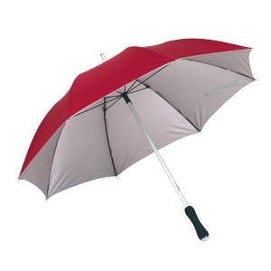 Parasol, JOKER, czerwony/srebrny