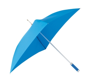 Parasol o kwadratowej czaszy, QUATRO, błękitny