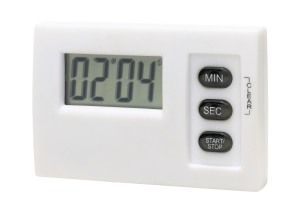Minutnik elektroniczny, MAGNETIC, biały