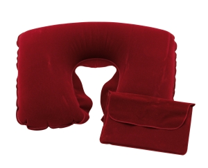 Zagłówek podróżny, COMFORTABLE, bordowy