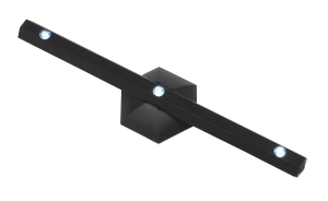 Lampka LED, 3 diody Led, HEXAGON, czarny