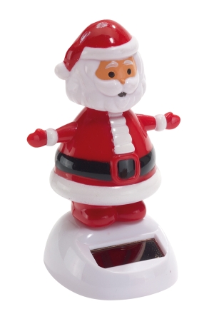 Solarna figurka, SANTA, biały
