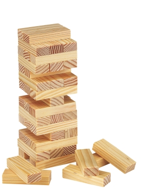 Gra wieża, HIGH-RISE, drewniany