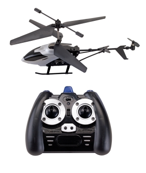 Helikopter, FLY AWAY, czarny/srebrny