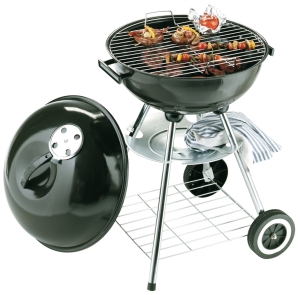 Grill okrągły, MASTER, czarny