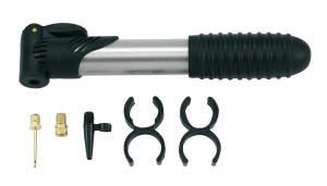 Pompka rowerowa, AIRFLOW, czarny/srebrny