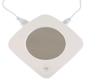 Podgrzewacz do kubka USB, HEAT IT, biały
