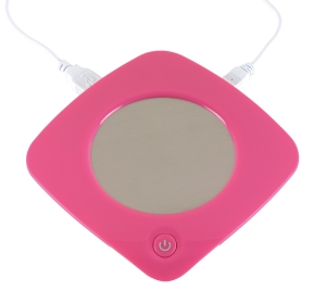 Podgrzewacz do kubka USB, HEAT IT, różowy
