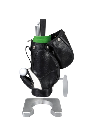 Zestaw do golfa, HOLE IN ONE, srebrny/czarny