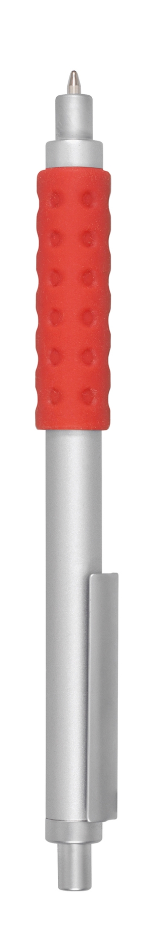 Długopis metlowy, GRIP, czerwony