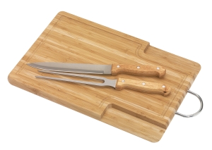 Deska do kroj., Bamboo-cut, ze sztućcami