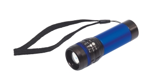 Latarka LED, ZOOM, niebieski