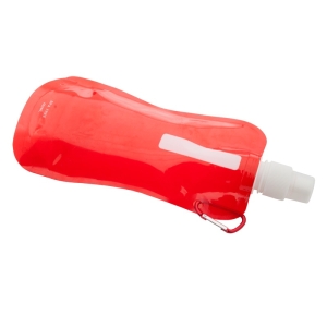 Składany bidon Extra Flat 480 ml, czerwony 