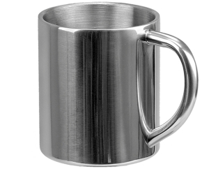 Kubek Sturdy 240 ml, srebrny 