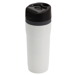 Kubek izotermiczny Winnipeg 350 ml, biały/czarny 