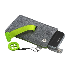 Etui na smartfona Eco Sense, zielony/szary 