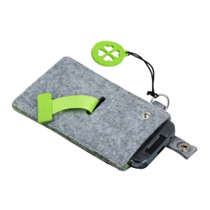 Etui na smartfona Eco Sense, zielony/szary 