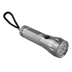 Latarka Nifty LED, srebrny 