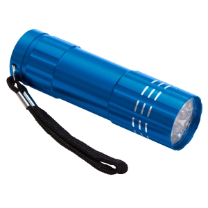 9-diodowa latarka Jewel LED, lazurowy 