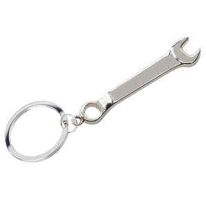Metalowy brelok Spanner, srebrny 