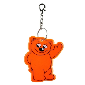 Brelok odblaskowy Beary, pomarańczowy 