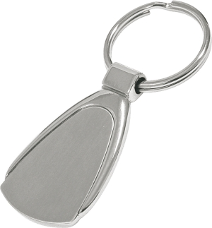 Metalowy brelok Idea, srebrny 