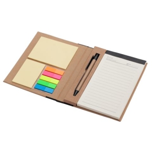 Notes 140x180/70k linia z zestawem memo Eco, czarny/beżowy 