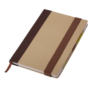 Notes z długopisem Murcia, brązowy 