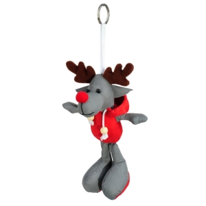 Brelok odblaskowy Reindeer, szary 