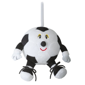 Maskotka Football Player, biały/czarny 