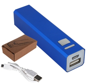 Metalowy power bank 2200mAh PORT HOPE EG 7755